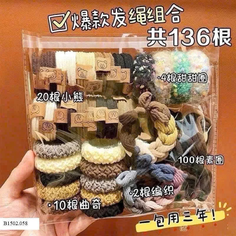【Hwang】COMBO 136 CHI TIẾT CỘT TÓC CHO NỮ