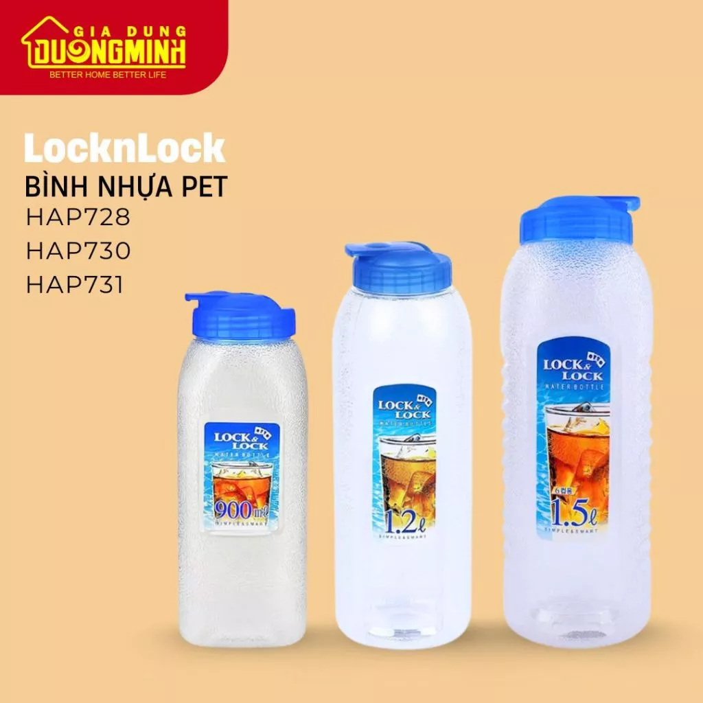 Bình nước PET LocknLock HAP - Gia Dụng Dương Minh