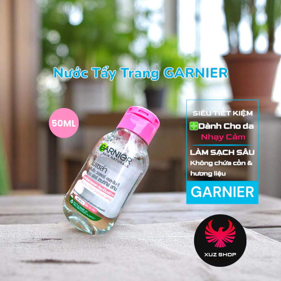 50ml ✅️ Nước tẩy trang Garnier cho DA NHẠY CẢM