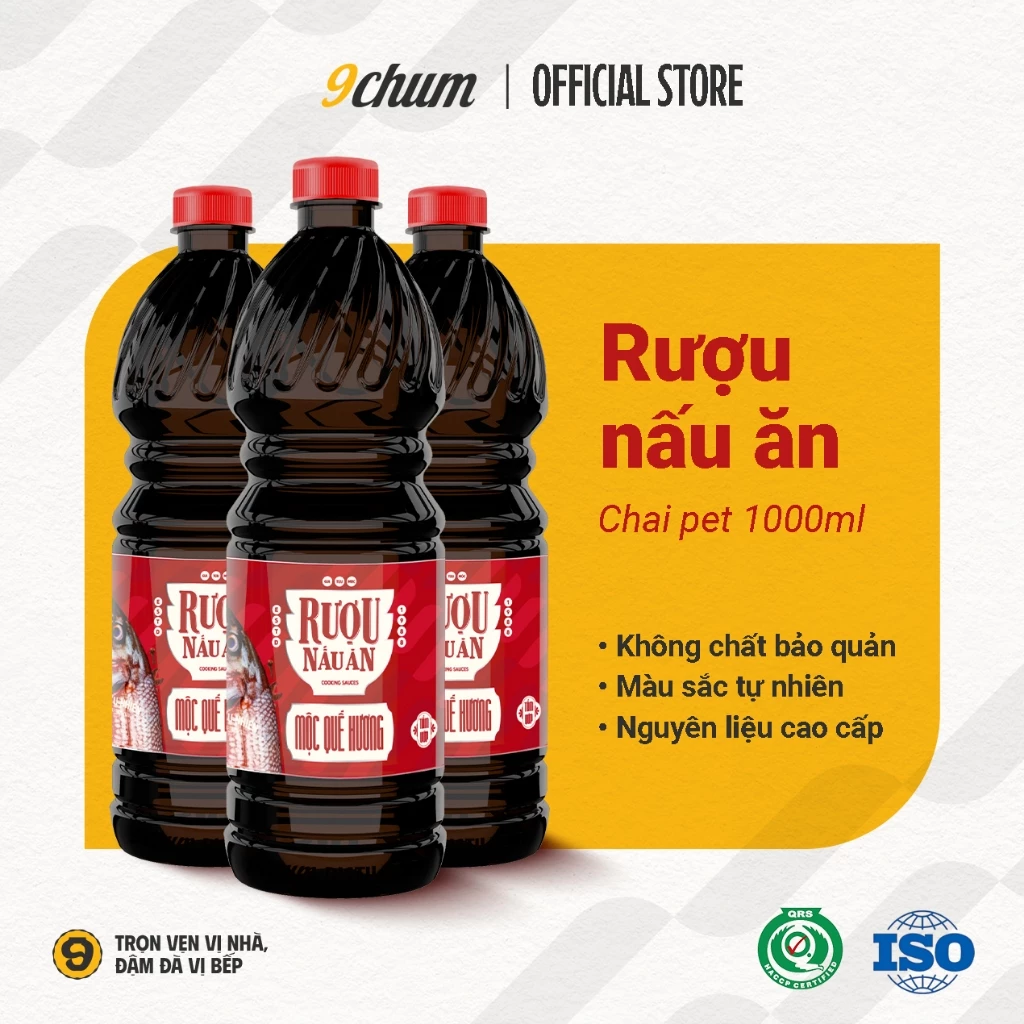 Combo 3 chai Mộc Quế Hương: Gia vị thảo mộc 1000ML, khử mùi thực phẩm, tạo hương món ăn hiệu quả