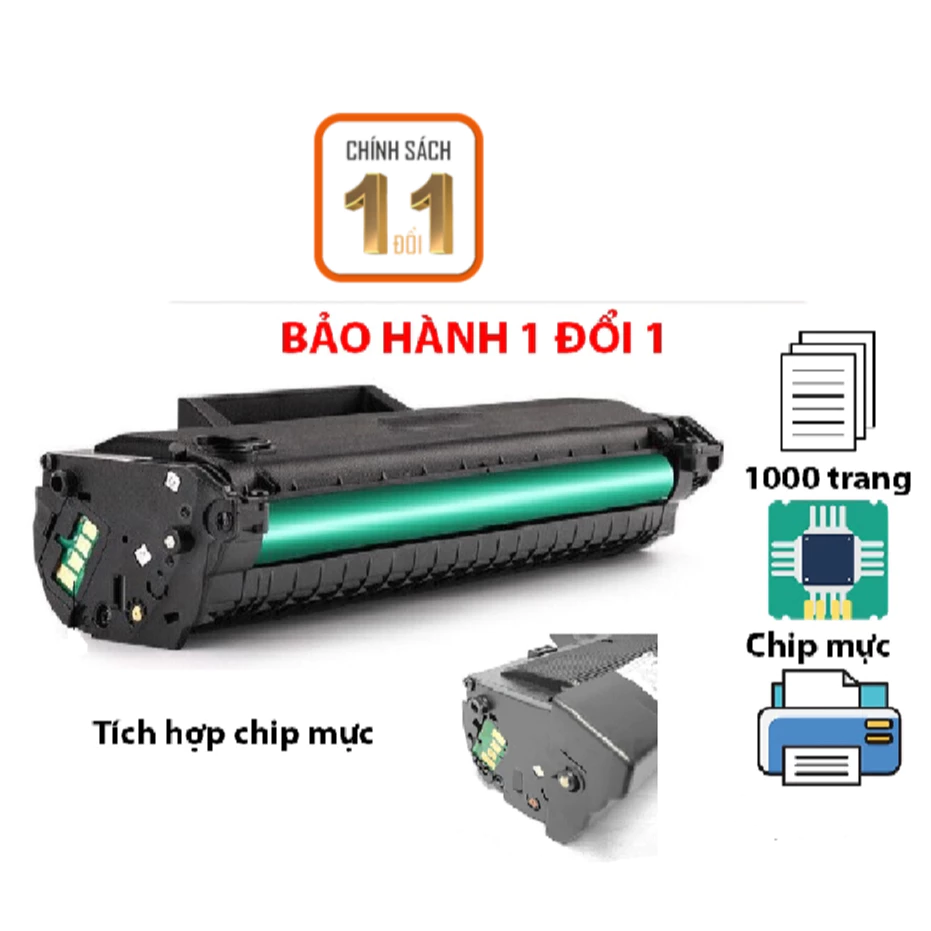 Hộp mực in Laser 110A (W1112A) Nguyên Hộp CÓ CHIP dùng cho máy in 108A/108W/136A/136WHộp mực in có mực CBT-110A(W112A)