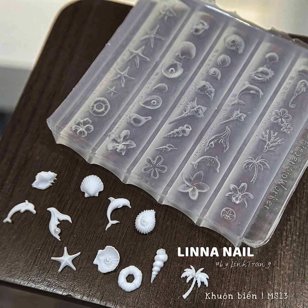 Khuôn Thạch Làm Charm BIỂN Làm Nail Siêu Xinh, Dễ Làm