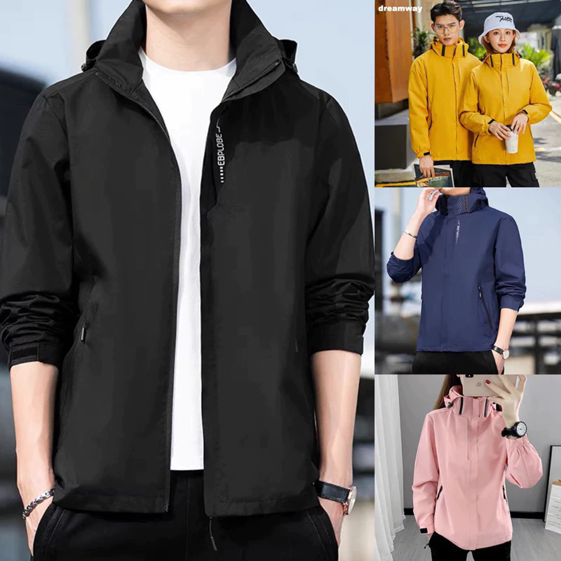 Áo khoác gió nam nữ, áo khoác 2 lớp ( chống nước ) chống gió, chống bụi du lịch thể thao siêu tiện lợi DV09