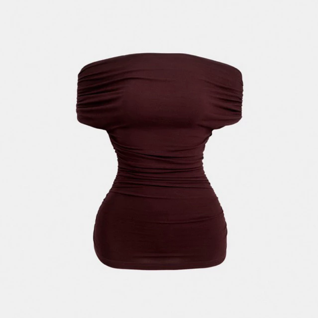 ( BUR-OFF SHOULDER 03 ) Áo trễ vai ôm sát, form chiếc eo co giãn | BAHYCHIC