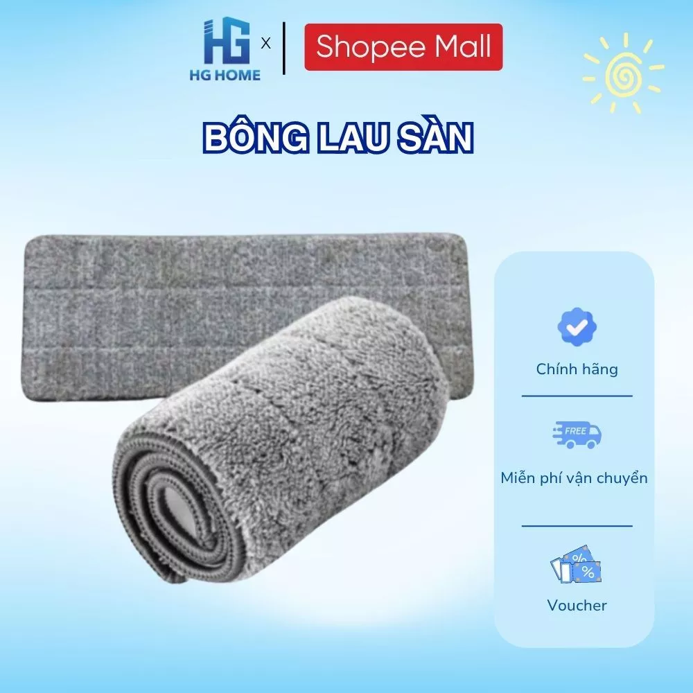 Miếng lau nhà thay thế bộ chổi tự vắt chổi tách nước nguyên liệu sợi microfiber