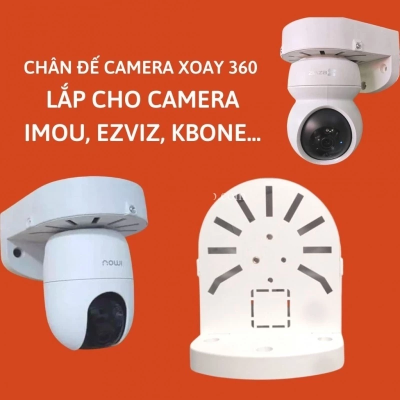 Chân Đế Camera Trong Nhà Dome - Chân Đế L Dùng Cho Imou, Ezviz, Hikvision, Yoosee