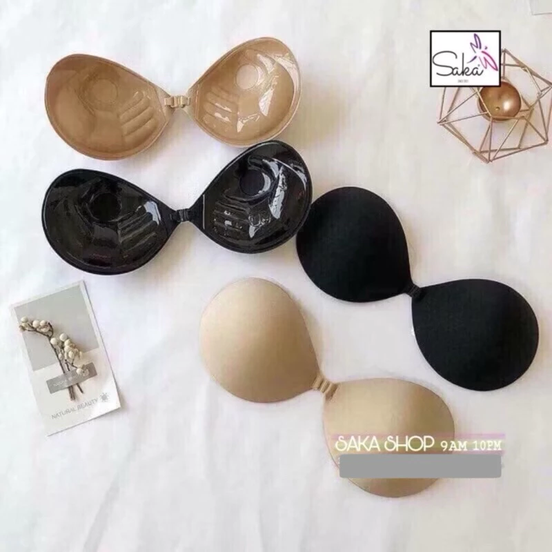 Áo ngực dán nâng ngực tạo khe co mút dày , áo dán ngực hở lưng