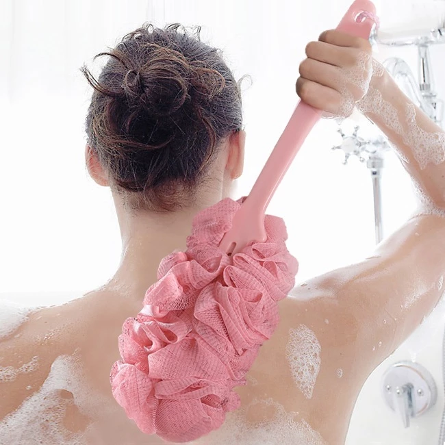 Cây bông tắm chà lưng Tiện dụng, tẩy sạch tế bào chết