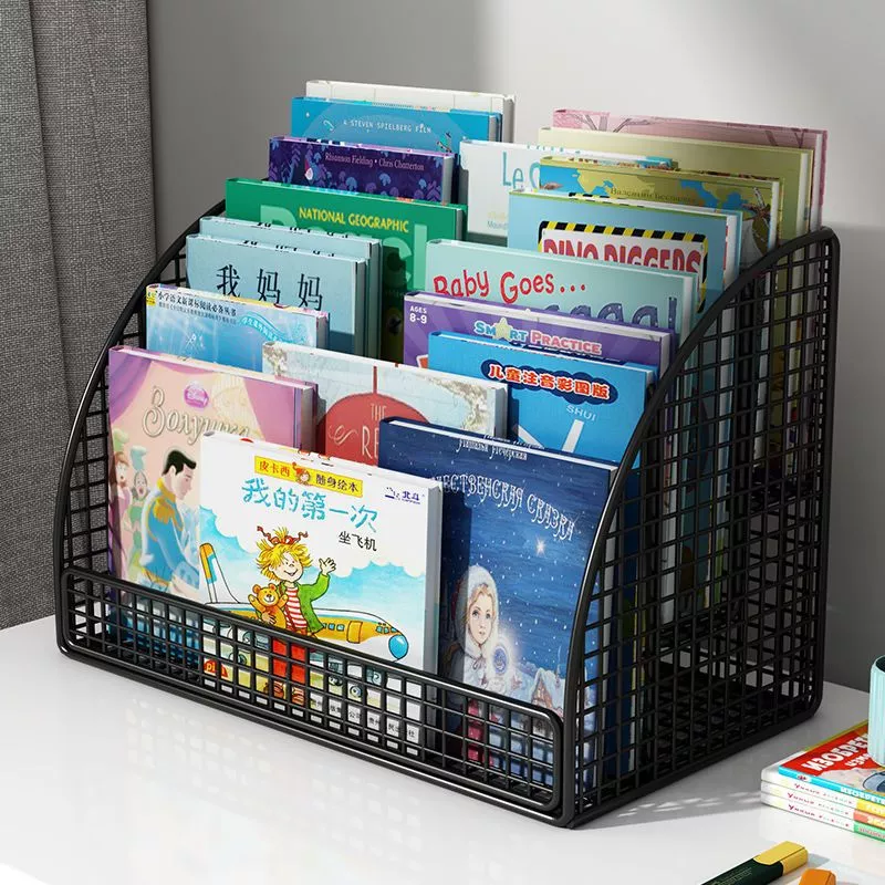 Kệ sách giá sách để bàn 3 ngăn  thép phun sơn tĩnh điện cao cấp decor phòng sách bao đẹp