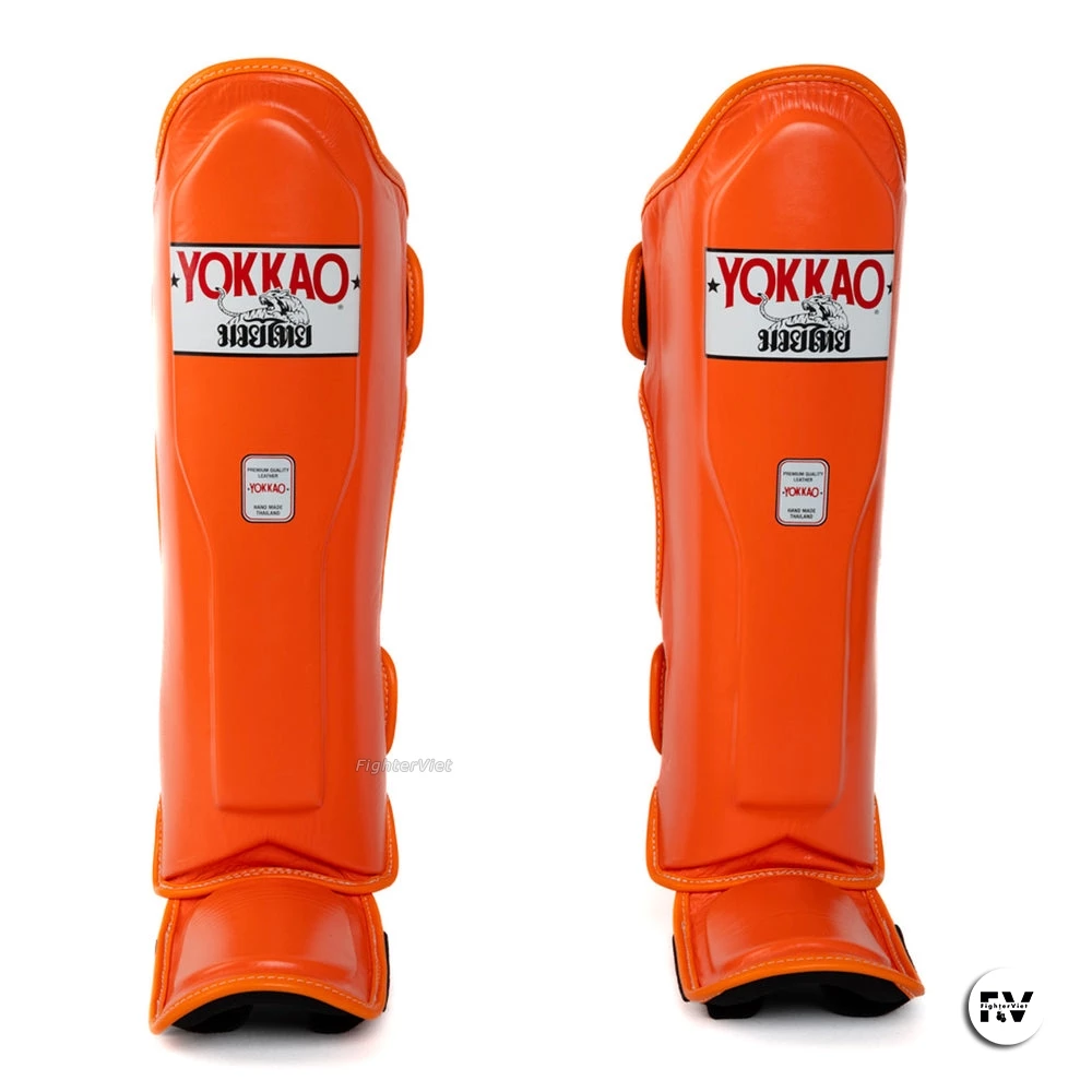 Bảo Hộ Chân YOKKAO Matrix – Shin Guards Màu Cam