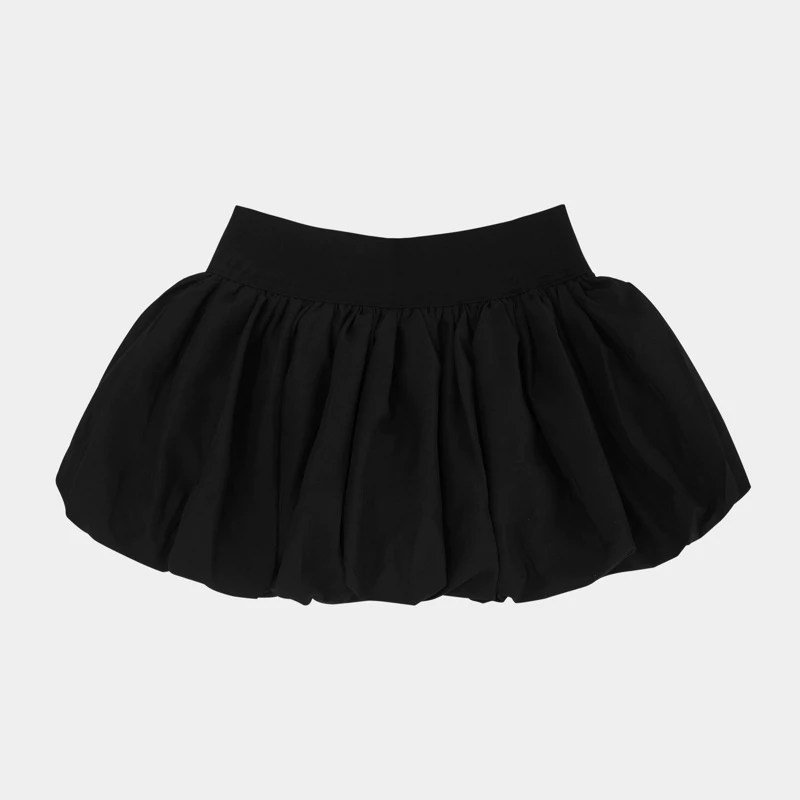 (BUBBLE-2 ) Chân váy bí phồng đai chun, form ngắn đơn giản | BAHYCHIC