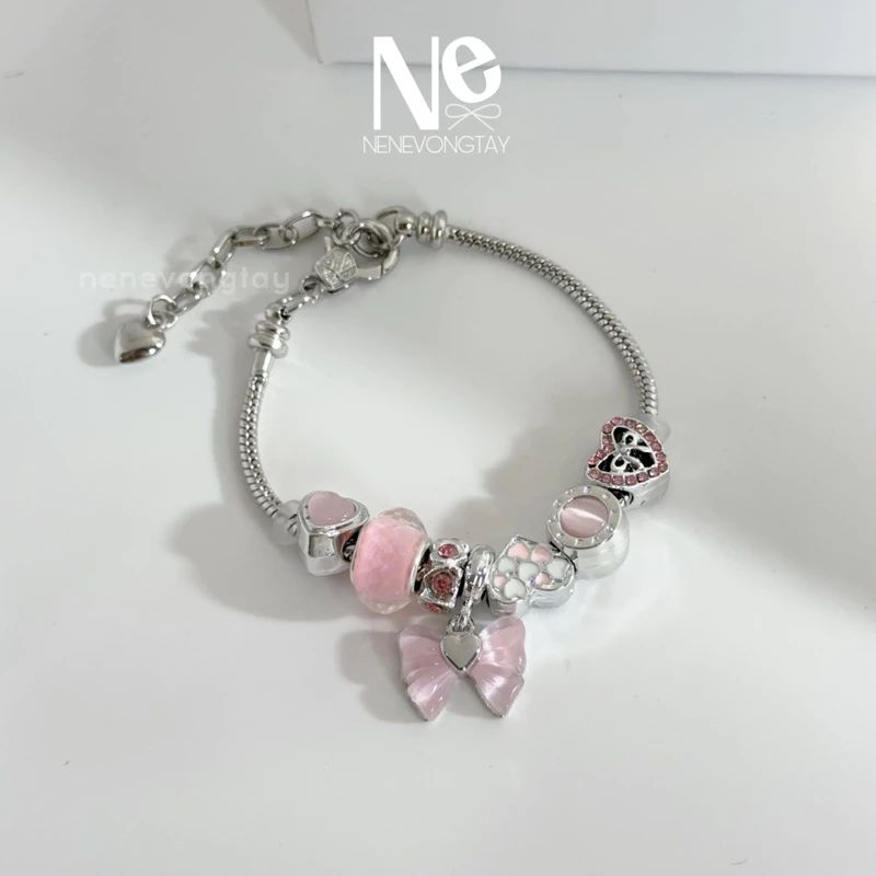 [TặngSơnBóng] Vòng tay Pan BabyBoo Nene - charm hợp kim - phụ kiện thời trang nữ