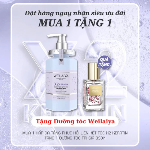 [Tặng Serum] Dầu hấp tóc phục hồi đa tầng Weilaiya chiết xuất nấm Truffle dưỡng chuyên sâu cho tóc khô xơ