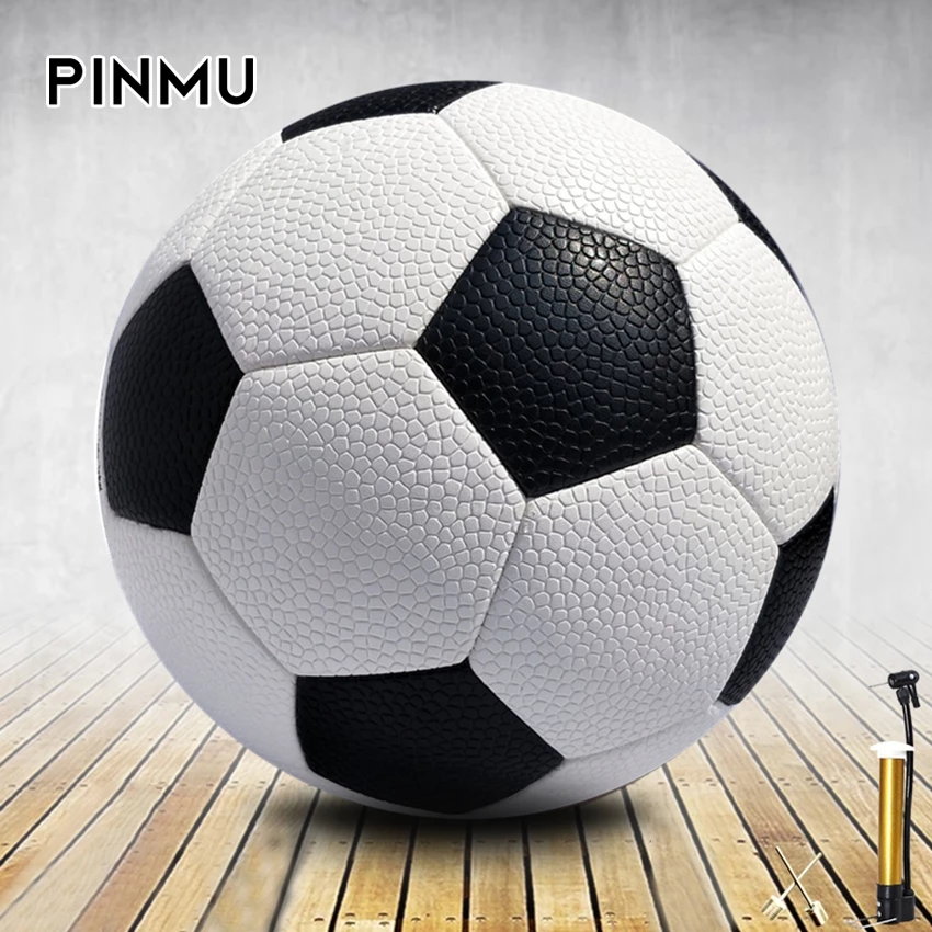 Quả bóng đá PINMU size 4,5 phù hợp sân cỏ tự nhiên và nhân tạo bóng đá chính hãng tặng kèm phụ kiện kim bơm