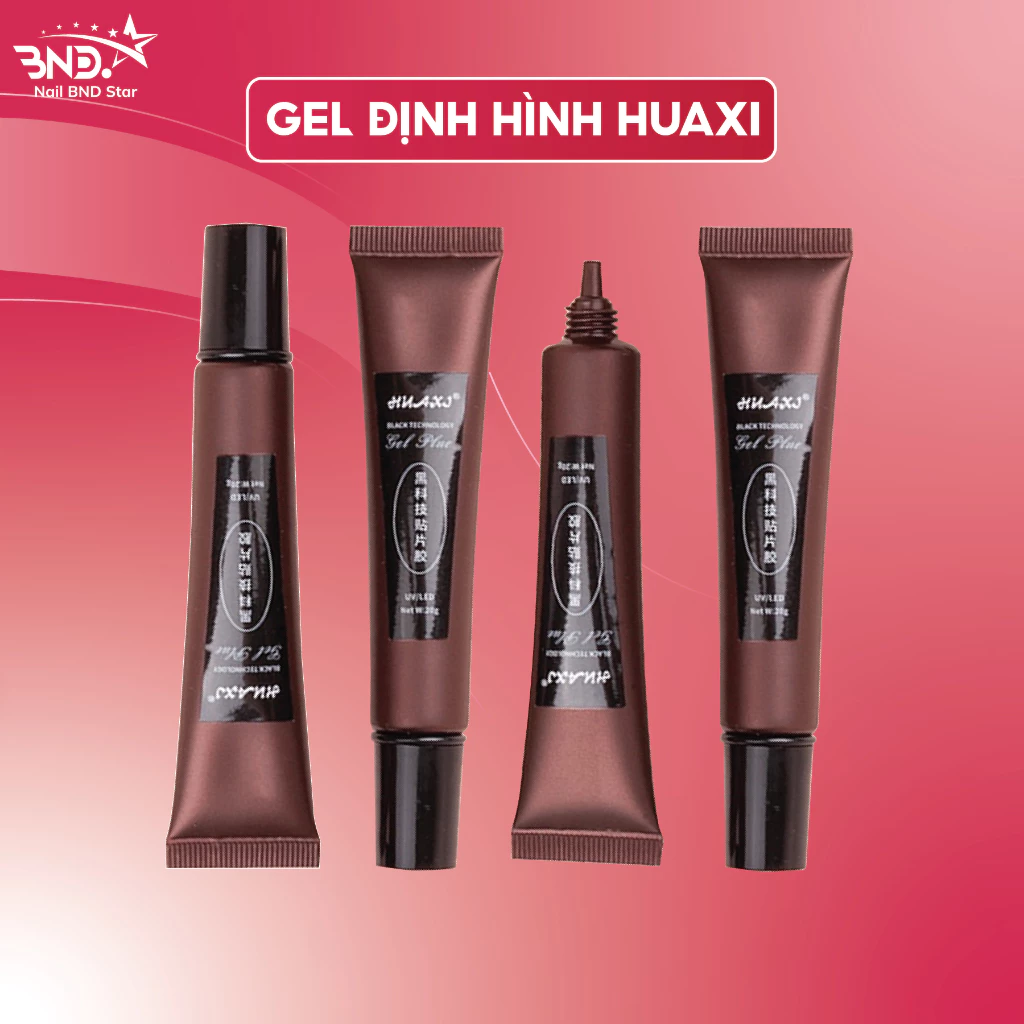 Gel định hình Huaxi  dán móng up đa năng - Tuýp gel định hình nail đính đá chuyên dụng 20g