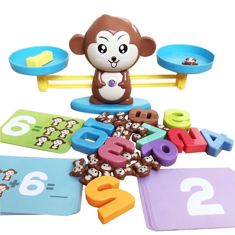[CTKM] Đồ Chơi Phát Triển Trí Thông Minh- Bàn Cân Toán Học Thăng Bằng Giúp Bé Tư Duy Toán Học HappyKids