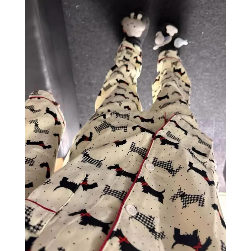 𝐂𝐡𝐚𝐫𝐥𝐨𝐭𝐭𝐞.𝐨𝐝_ Set Bộ Đồ Ngủ Pyjama Dài Tay Nhiều Mẫu Hình Dễ Thương