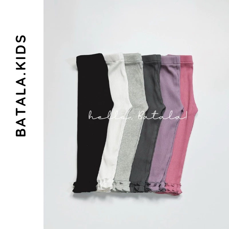 Quần legging dài bé gái Batala Kids, quần legging NHÚN BÈO cho bé mùa đông cho bé từ 10-25kg thu đông 2024