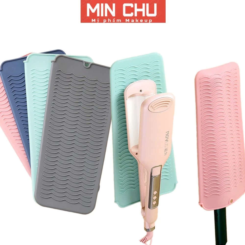 Thảm Silicone Chịu Nhiệt Dùng Uốn Duỗi Tóc Tiện Dụng Túi bảo quản máy uốn tóc