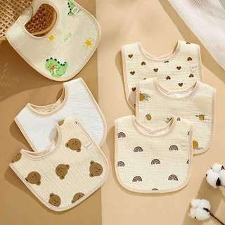 YẾM CHO BÉ, YẾm U CHỐNG THẤM cho bé trai, gái xô muslin yếm ăn dặm, yếm dãi