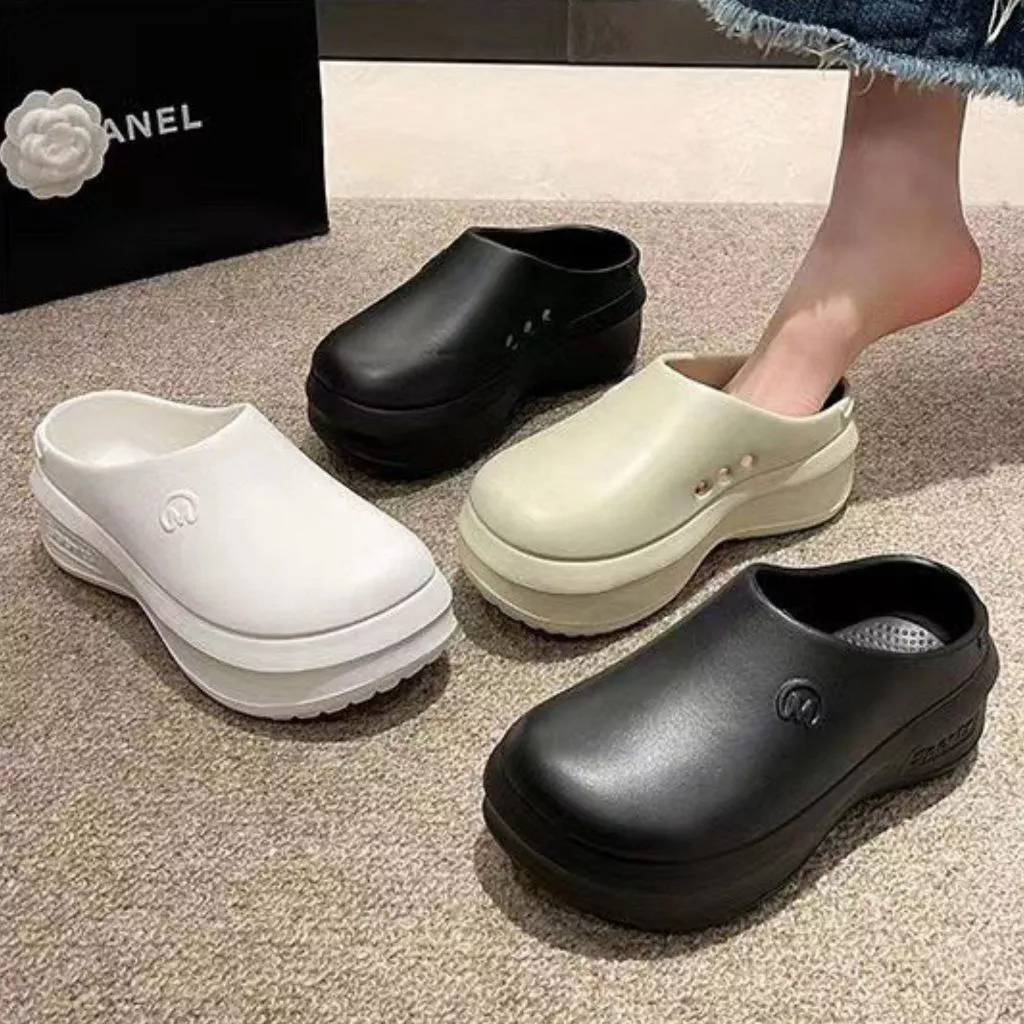 Dép Sục Đế Cao Tôn Dáng Dáng Đẹp Nữ Cao Cấp, Dép Độn Đế Sports Size 36-41