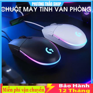 Chuột Logitech G102 gaming chuột chơi game có dây Led RGB 8000DPI - Hàng nhập khẩu- Có Đèn LED