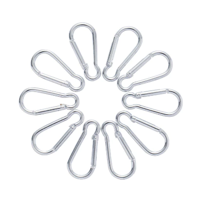 Số 5 carabiner lò xo hợp kim nhôm ba lô tời carabiner carabiner chất liệu nhôm EUNIO