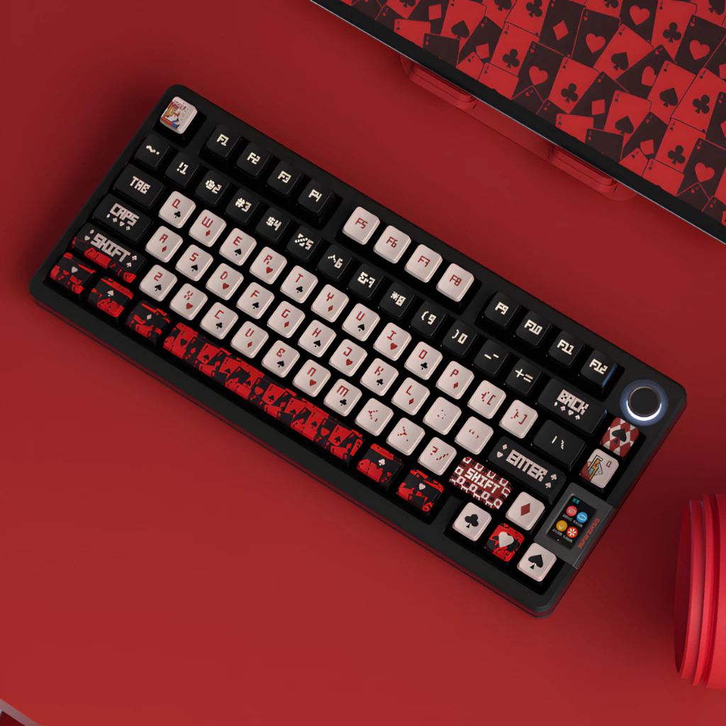 BỘ KEYCAP PUDDING SIDE TRANSPARENT 4 CẠNH XUYÊN LED NHỰA PBT 122 PHÍM OEM PROFILE
