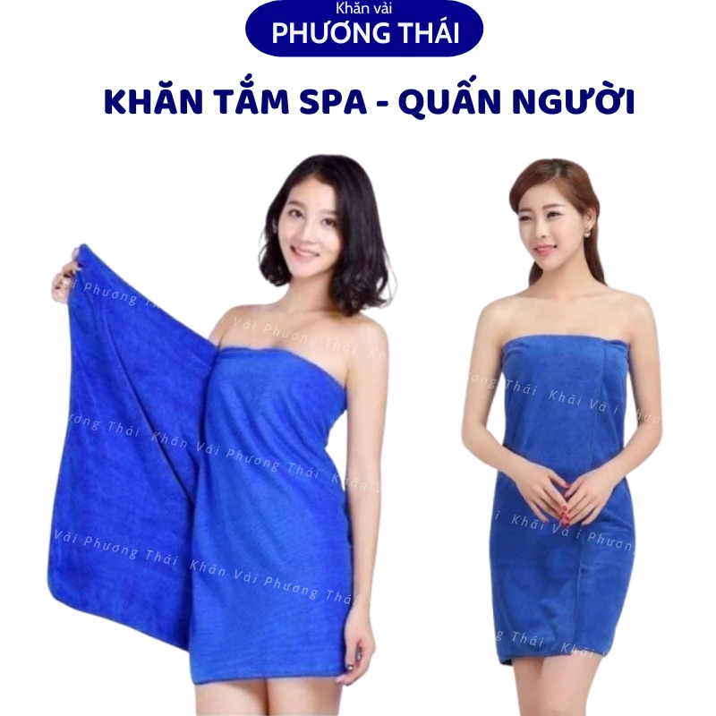 Khăn tắm spa, khăn body quấn người spa LOẠI DÀY, thấm nước tốt- nhiều màu sắc