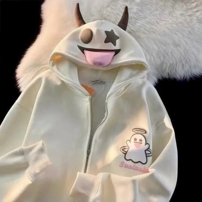 Hoodie Zip, Áo Khoác Nỉ Khóa Kéo Họa Tiết THẦN BÓNG ĐÊM Nỉ Bông Form Rộng nam nữ mặc đẹp UNISEX