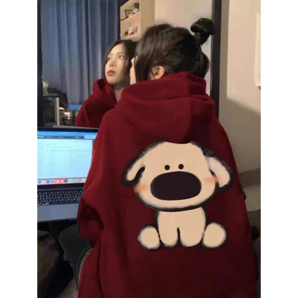 Áo hoodie khoác nỉ nam nữ tay bồng form rộng unisex nhiều màu KONOVA chất liệu dày dặn