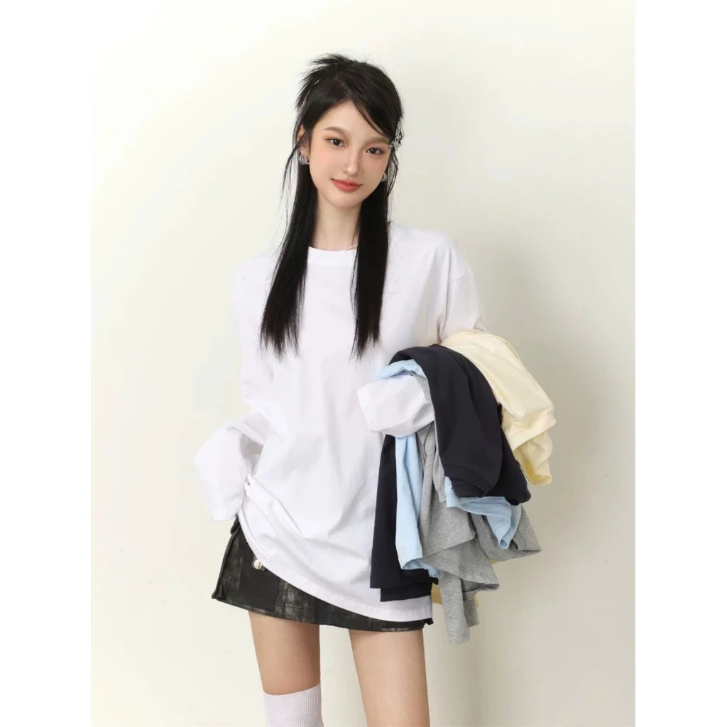 ÁO THUN TAY DÀI FULL MÀU BASIC CHẤT COTTON DỄ PHỐI ĐỒ TD Genz