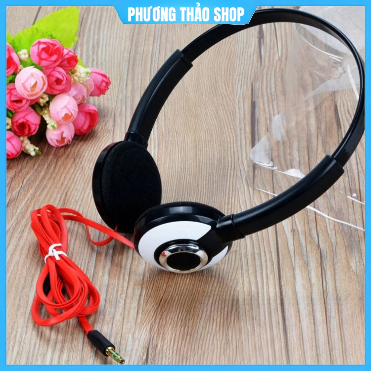 Tai nghe chụp tai phong cách y2k trẻ trung năng động, Tai nghe Chữ M có thể xoay, nghe nhạc cực hay.