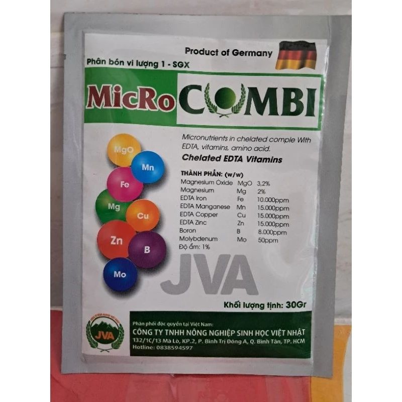 Phân Bón Lá Vi Lượng Micro Đức 30gr JVA NongNghiepVietNhat