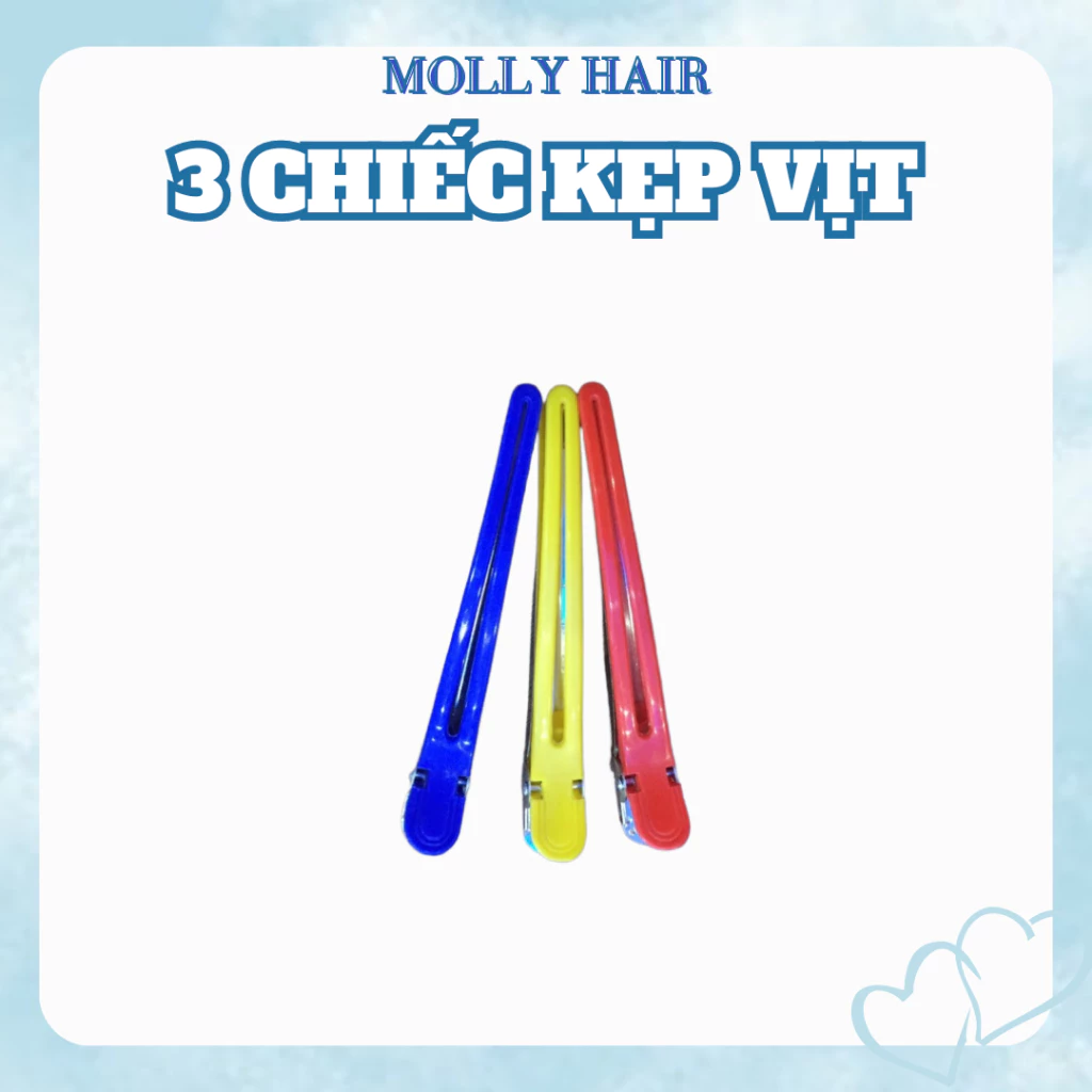 3 Chiếc Kẹp vịt Nhuộm Tóc - MOLLY HAIR