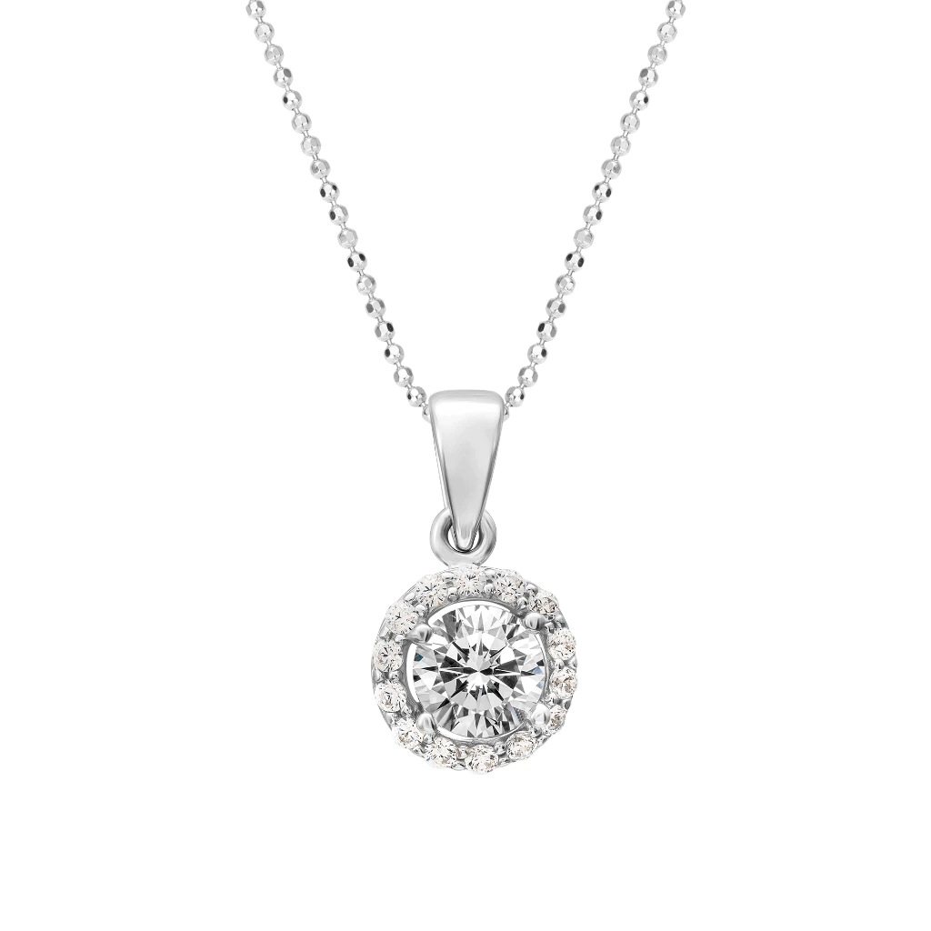 Mặt dây chuyền Bạc đính đá CZ PNJSilver XMXMK000062