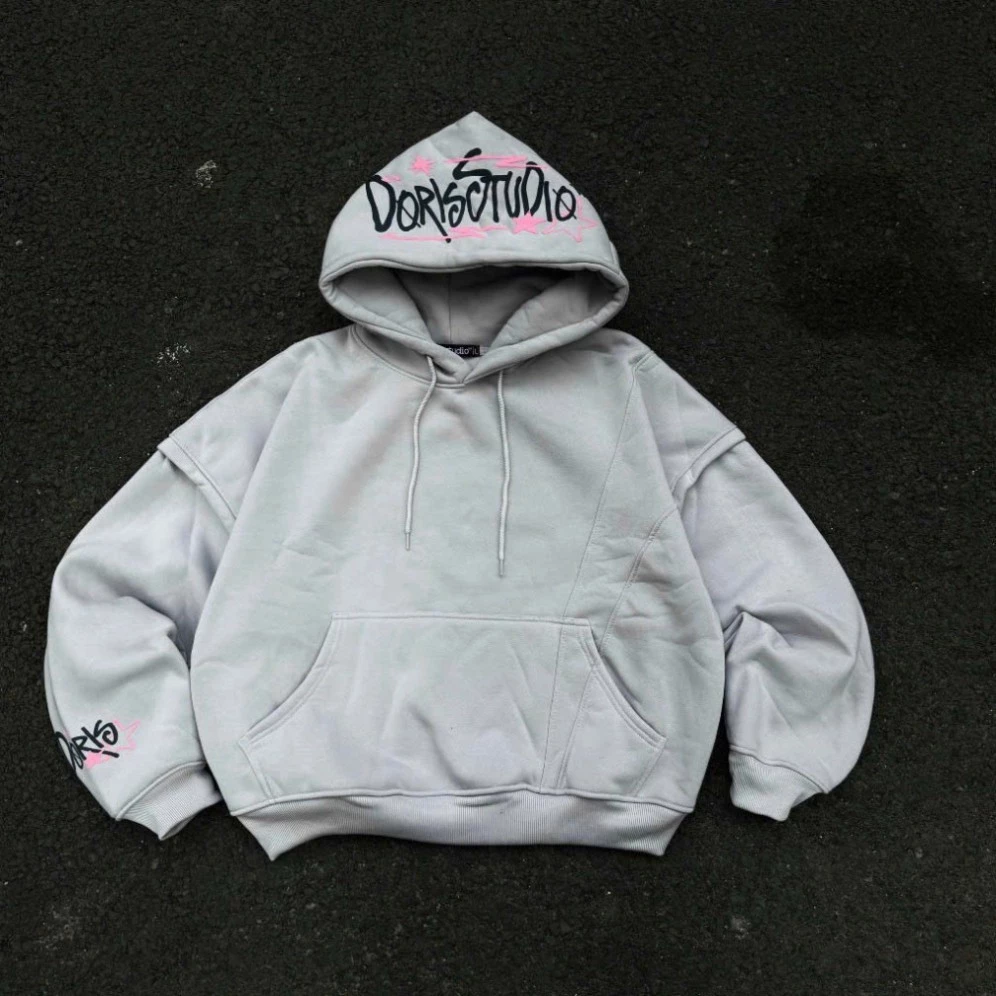 Áo Hoodie Doris.Star Họa Tiết Ngôi Sao Trên Mũ Form Rộng Unisex DORIS STAR Chất Nỉ  Dày Dặn