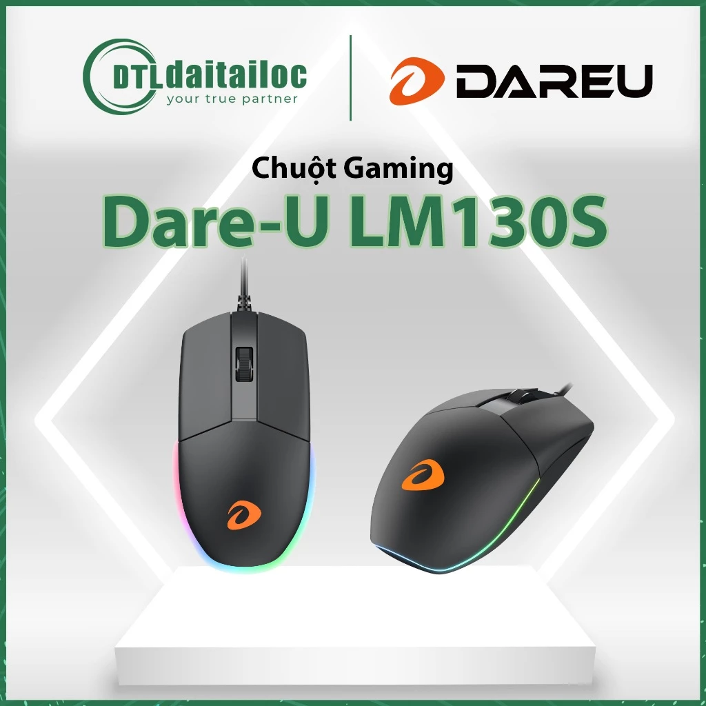 Chuột Gaming Có Dây DareU LM130S - Hàng Chính Hãng