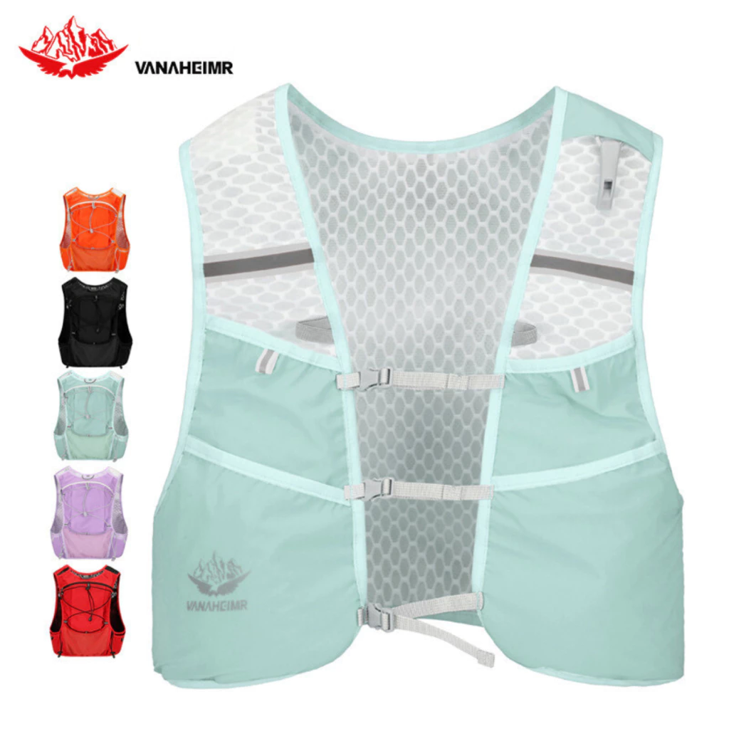 Balo leo núi đạp xe, vest đựng nước chạy bộ, trail VANAHEIMR nhiều ngăn, tiện lợi, nhẹ, thoáng khí