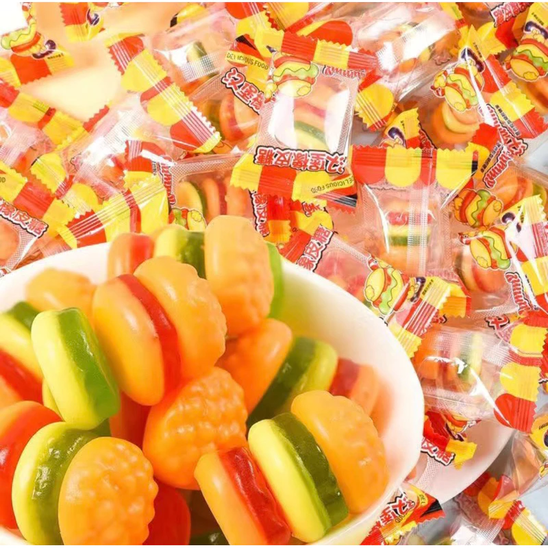 500g Kẹo Dẻo HumBerGer Hương Vị Trái Cây