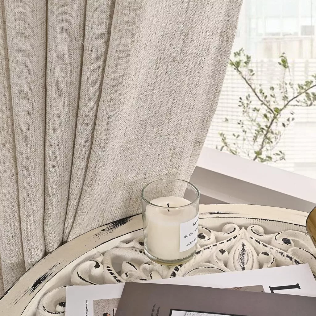 Rèm Vải Linen - Rèm Trang Trí , Decor Phòng Cao Cấp Cản Sáng 40%