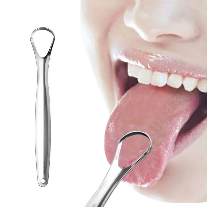 Cạo Lưỡi Bằng Thép Không Rỉ Vệ Sinh Răng Miệng