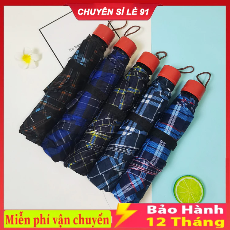 Ô Chống Nắng Tia UV Dù Gấp Gọn Đi Nắng, Dù Che Mưa Khung Thép Bền Bỉ Đa Năng Tiện Dụng