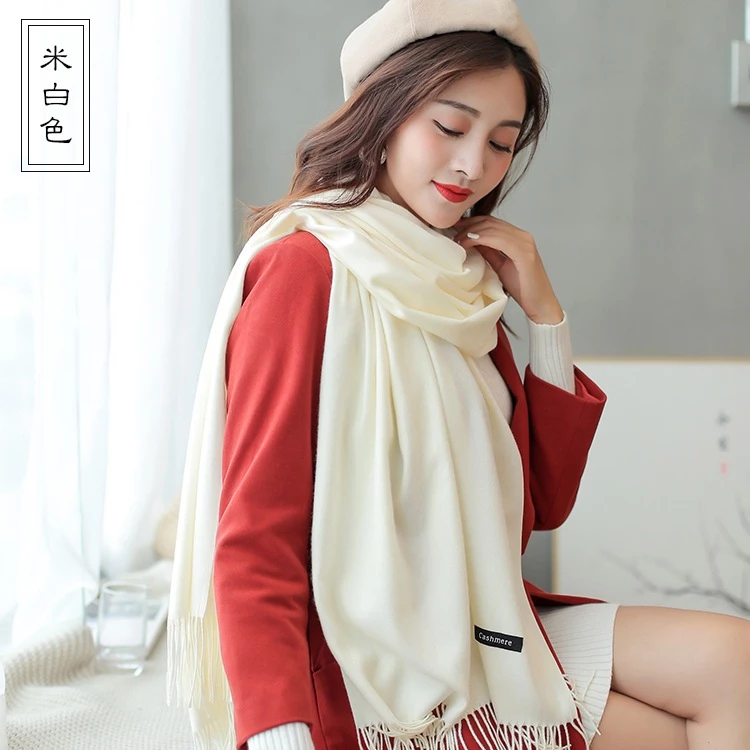 Khăn quàng cổ nữ, khăn choàng cổ mùa đông len cashmere choàng cổ đẹp giữ ấm nhiều màu