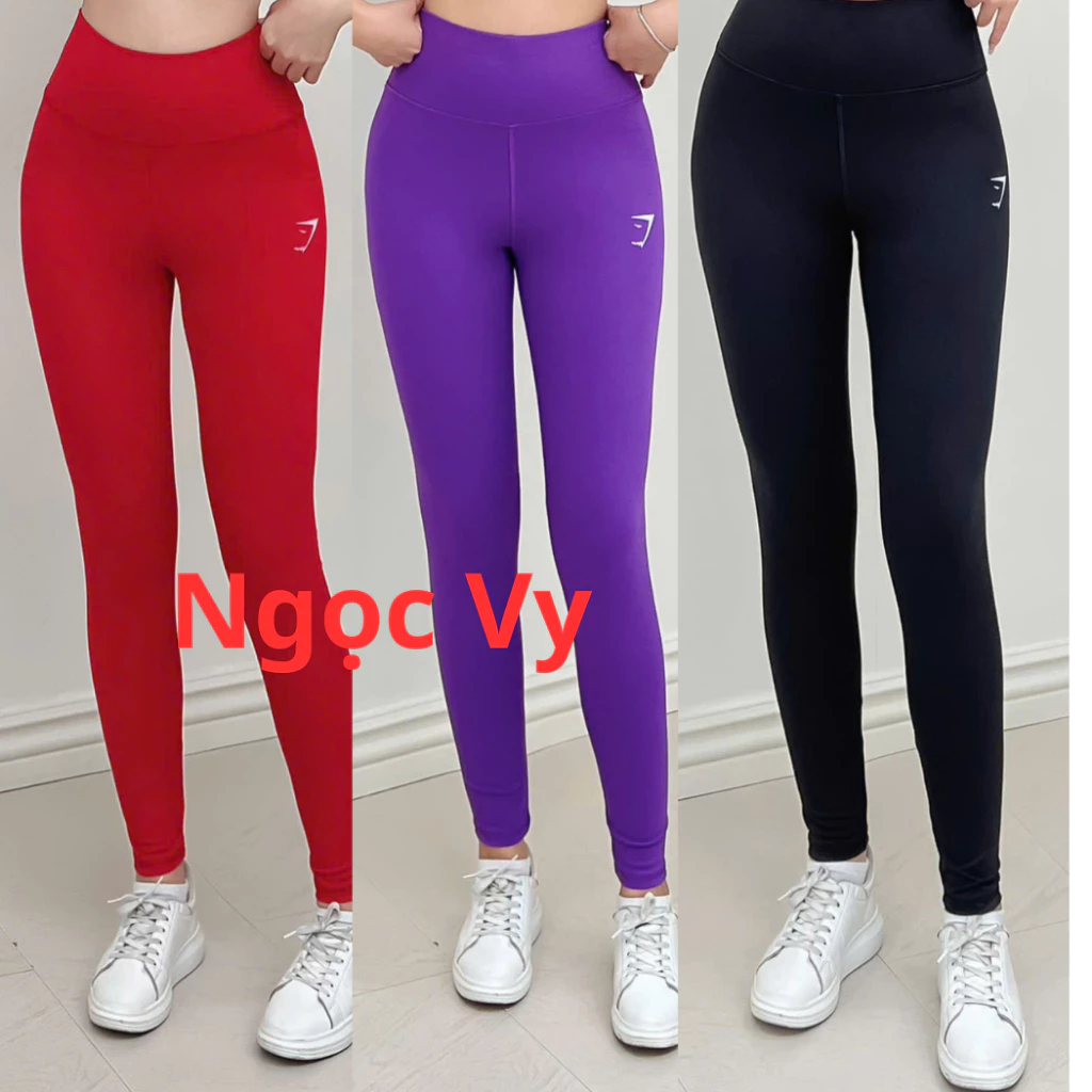 Quần Dài Tập Gym Yoga Erobic Thể Thao Chất Pholy Co Giãn 4 Chiều