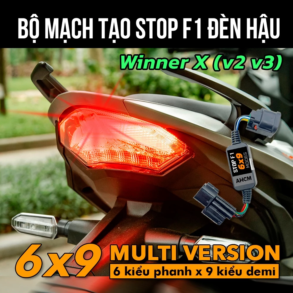 RSX 150 - Winner X - Bộ mạch sẵn giắc zin tạo chớp stop F1 nhiều kiểu + 1 zin - RSX 150 in Malaysia, Indonesia