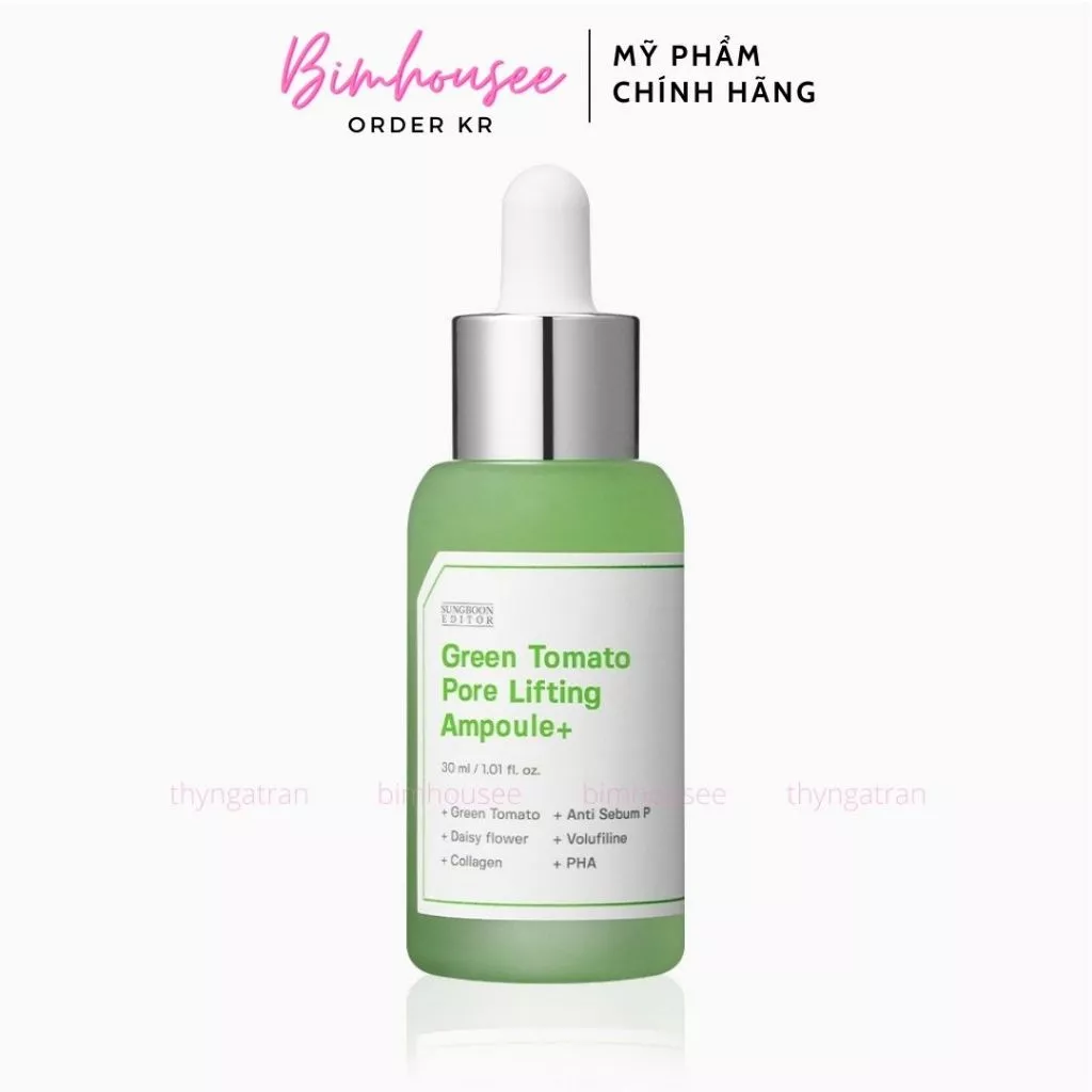 Tinh chất Serum Cà Chua Xanh Green Tomato Pore Lifting Ampoule SUNGBOON