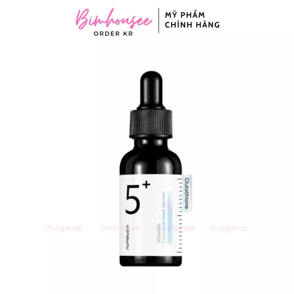 Tinh chất NUMBUZIN 5+ dưỡng trắng mờ thâm nám Numbuzin No.5 Vitamin Concentrated Serum No 5+