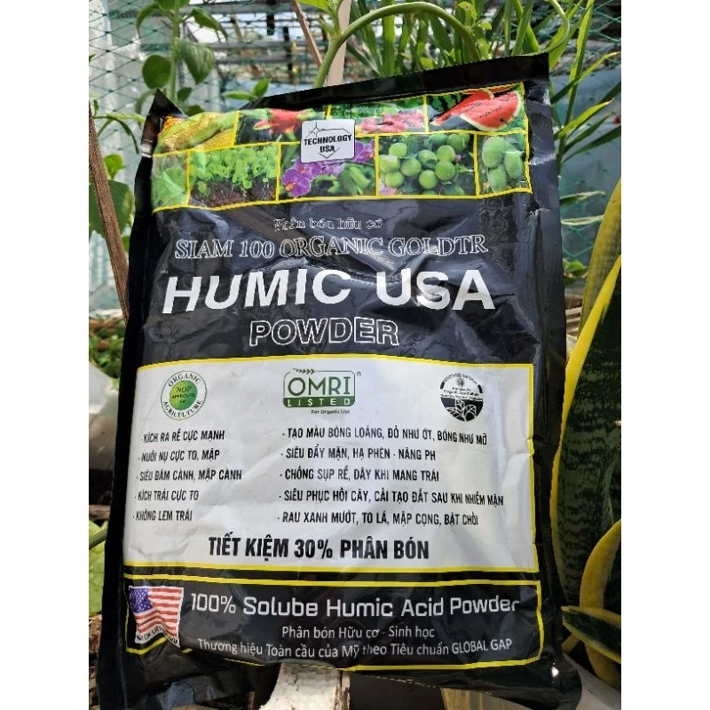 Phân bón HUMIC USA 1kg nhập khẩu Mỹ hàng chính hãng JVA NongNghiepVietNhat