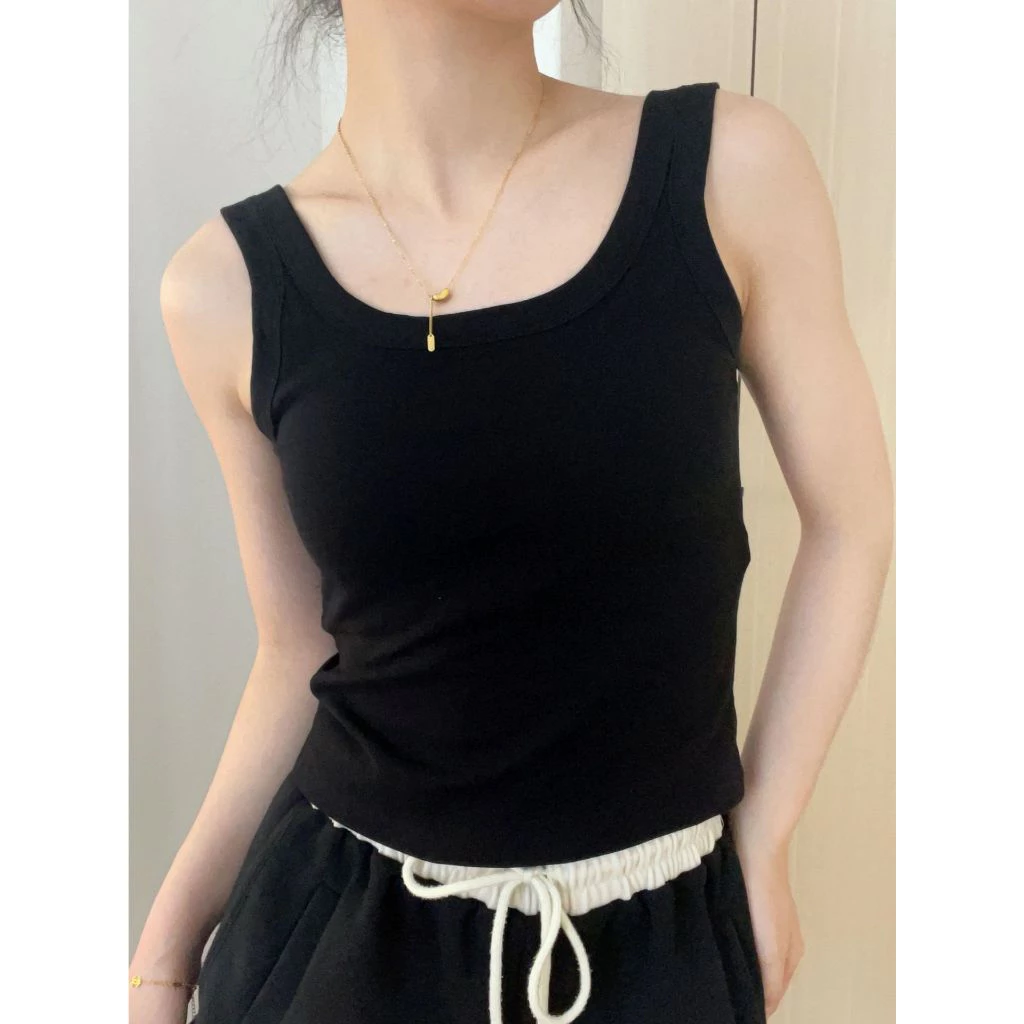 Áo Thun Ba Lỗ Bigsize Dáng Croptop Áo Sát Nách Cổ Tròn Vải Thun Gân Co Giãn Tốt 50-100kg G245